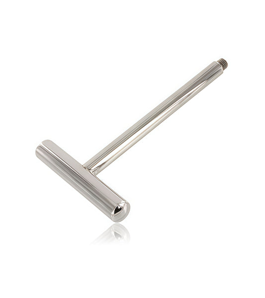 T-Handle Stainless Steel Pleasure Tool – Precision & Control