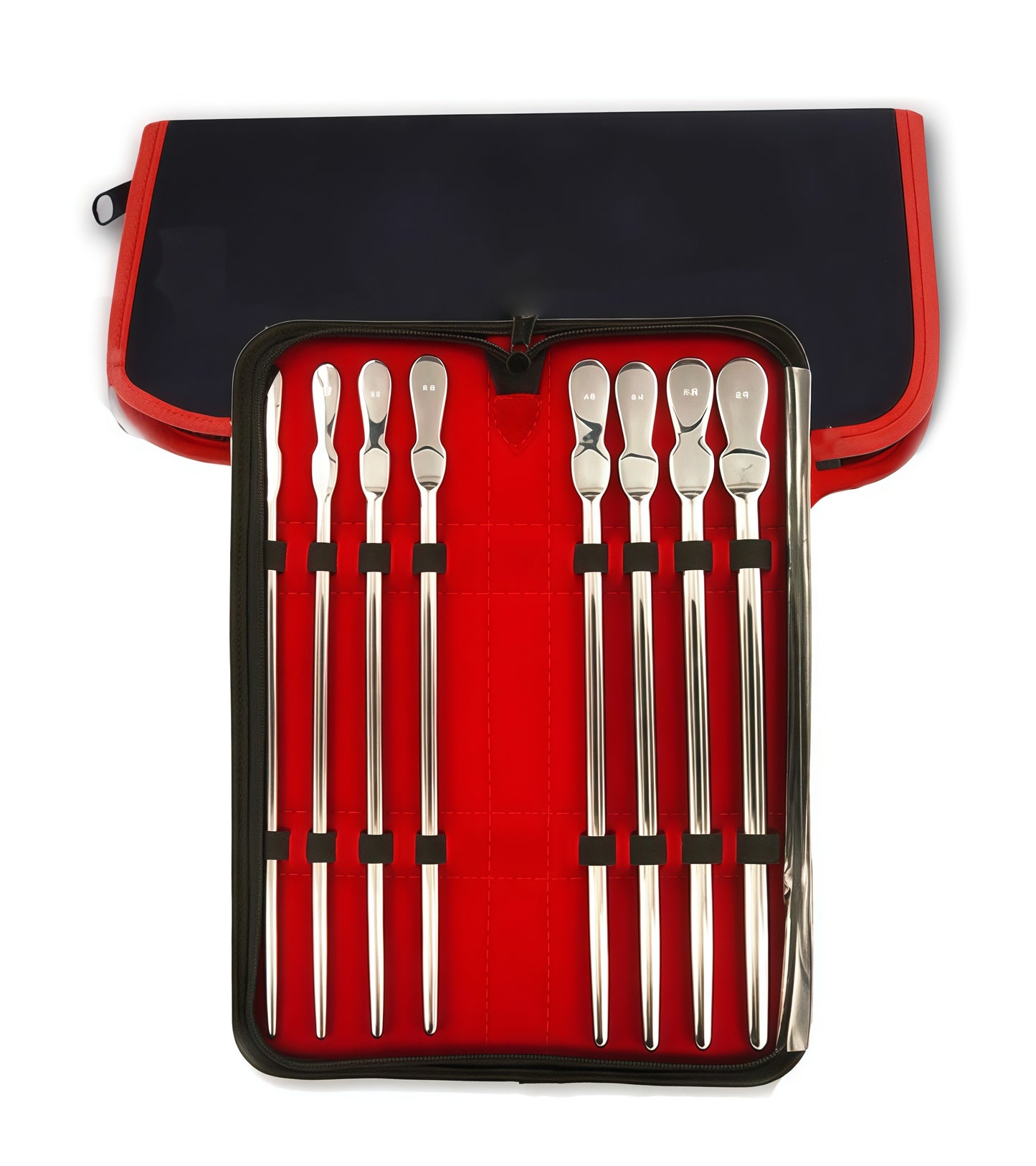 Deluxe Cock Stuffing Sounds – 8-Piece Stainless Steel Kit