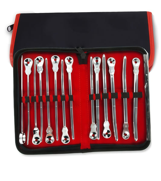 Deluxe Cock Stuffing Sounds – 13-Piece Stainless Steel Kit