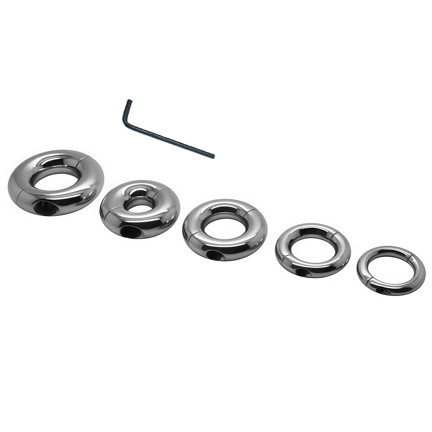 Tribal Dream Circle Rings for Prince Albert & Septum Piercing – Available in Multiple Gauges & Diameters