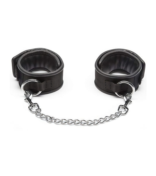 Deluxe Leather Wrist & Ankle Cuffs – Black Pair by Perfectra Instruments