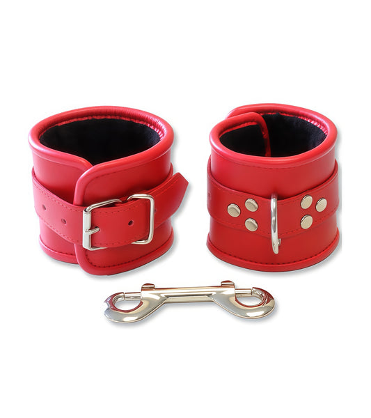 Padded Genuine Leather Wrist & Ankle Cuffs – Premium Restraint by Perfectra Instruments