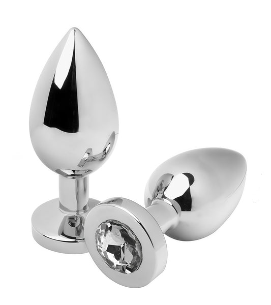Jeweled Stainless Steel Butt Plugs – Luxury, Elegance & Comfort