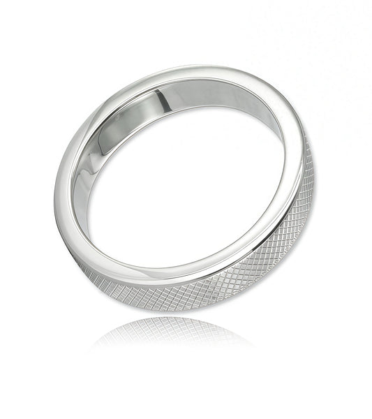 Knurl Cock Ring – Precision-Grip Stainless Steel for Ultimate Comfort & Style