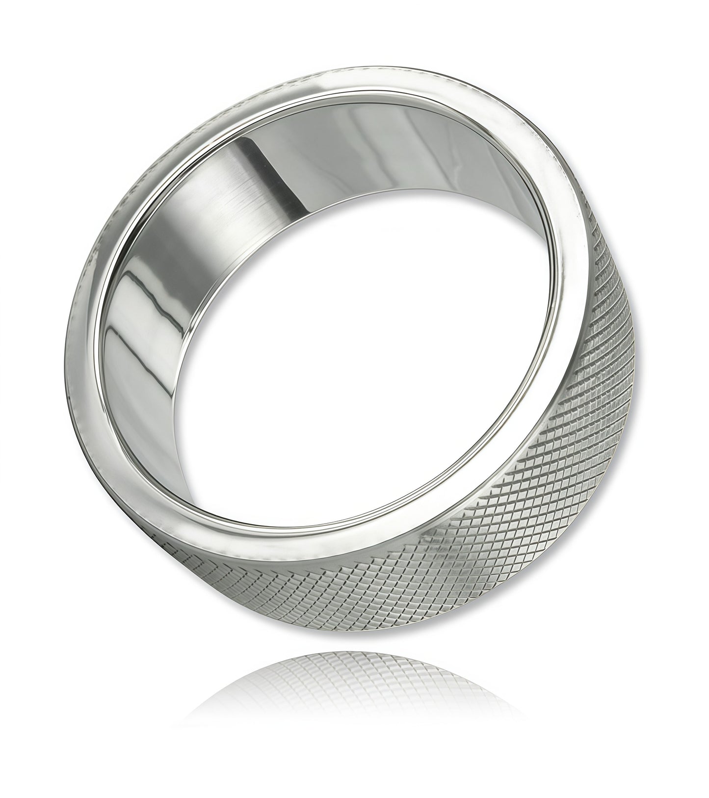 Knurl Cock Ring – Precision-Grip Stainless Steel for Ultimate Comfort & Style