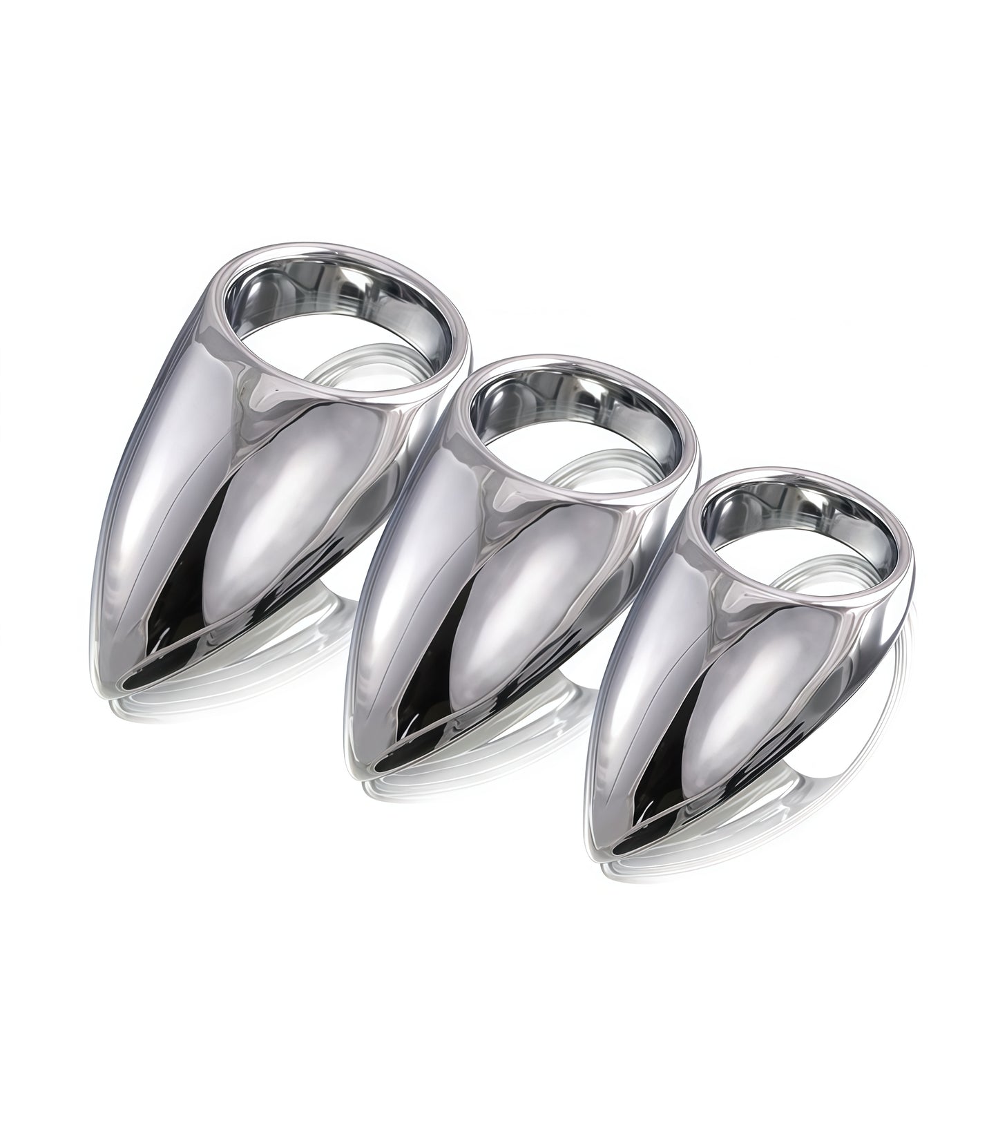 Stainless Steel Teardrop Cock Ring – Precision-Engineered for Maximum Performance