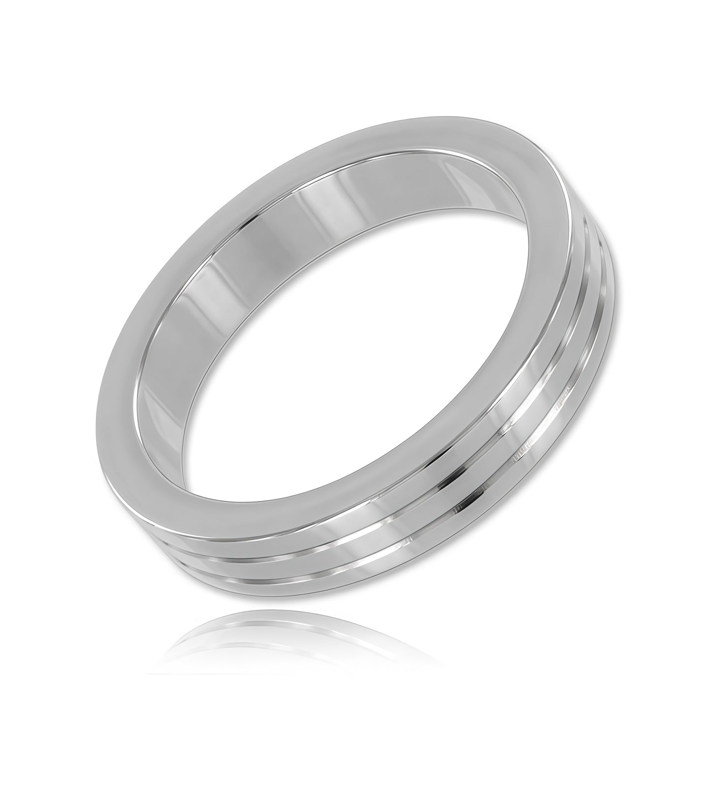 Ribbed Stainless Steel Penis Ring – Maximum Stimulation & Performance