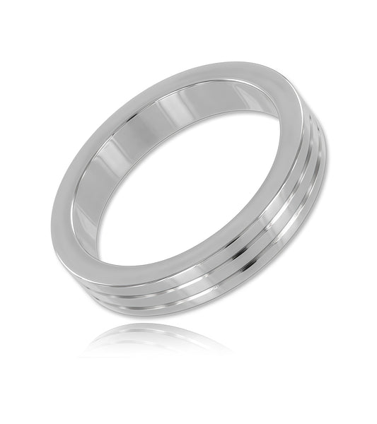 Ribbed Stainless Steel Penis Ring – Maximum Stimulation & Performance