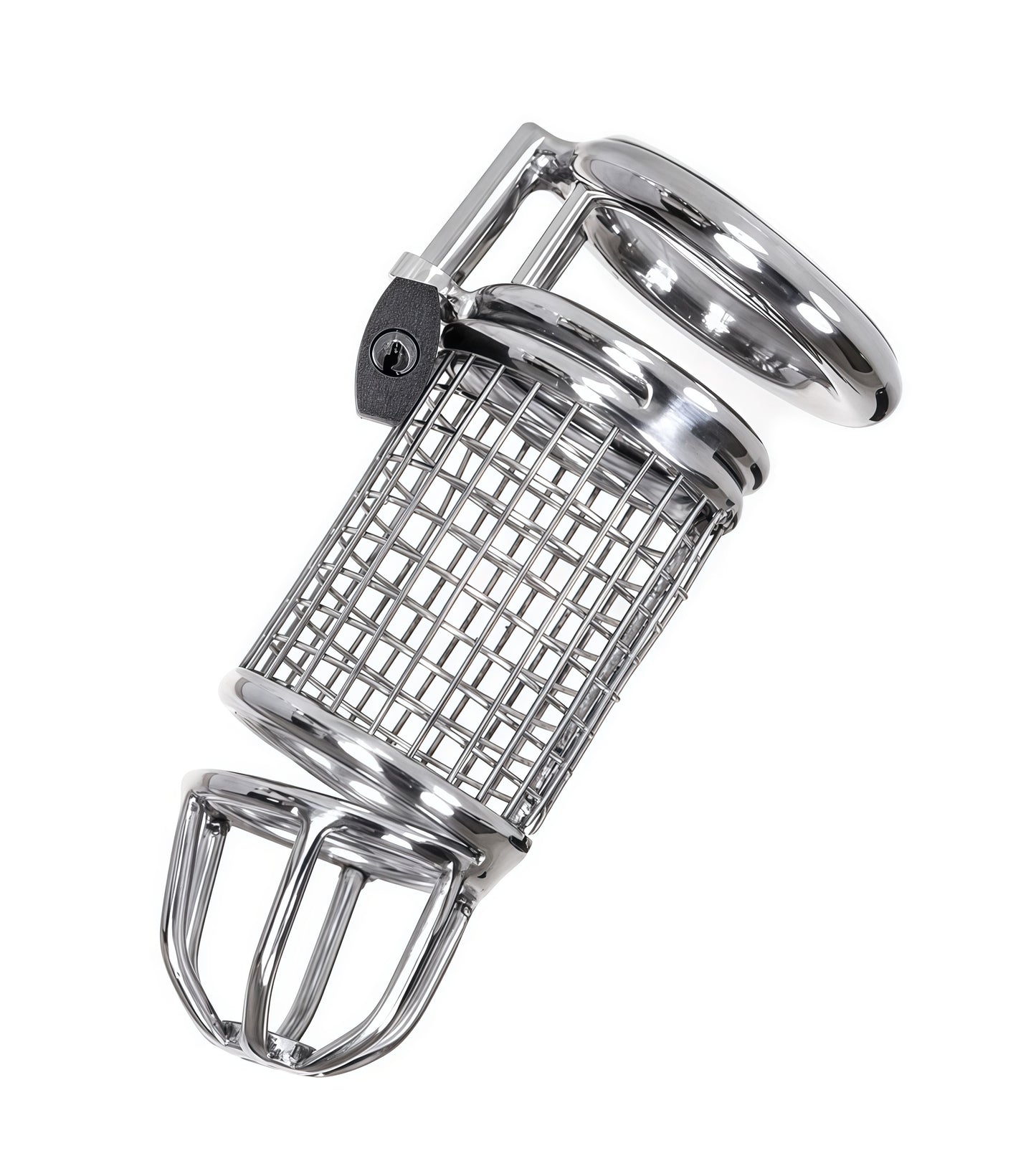 The Matrix Cock Cage – Stainless Steel Male Chastity Device