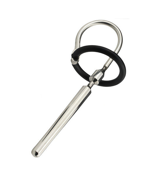 Penis Plug with Silicone Ring – Flexible Fit, Firm Sensation