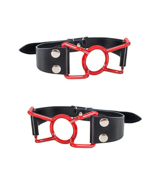 Spider Gag with Red PVC Grip – Bold, Brutal & Unapologetically Kinky