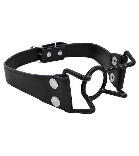 Spider Gag with Black PVC Grip – Secure, Sleek & Unapologetically Exposed
