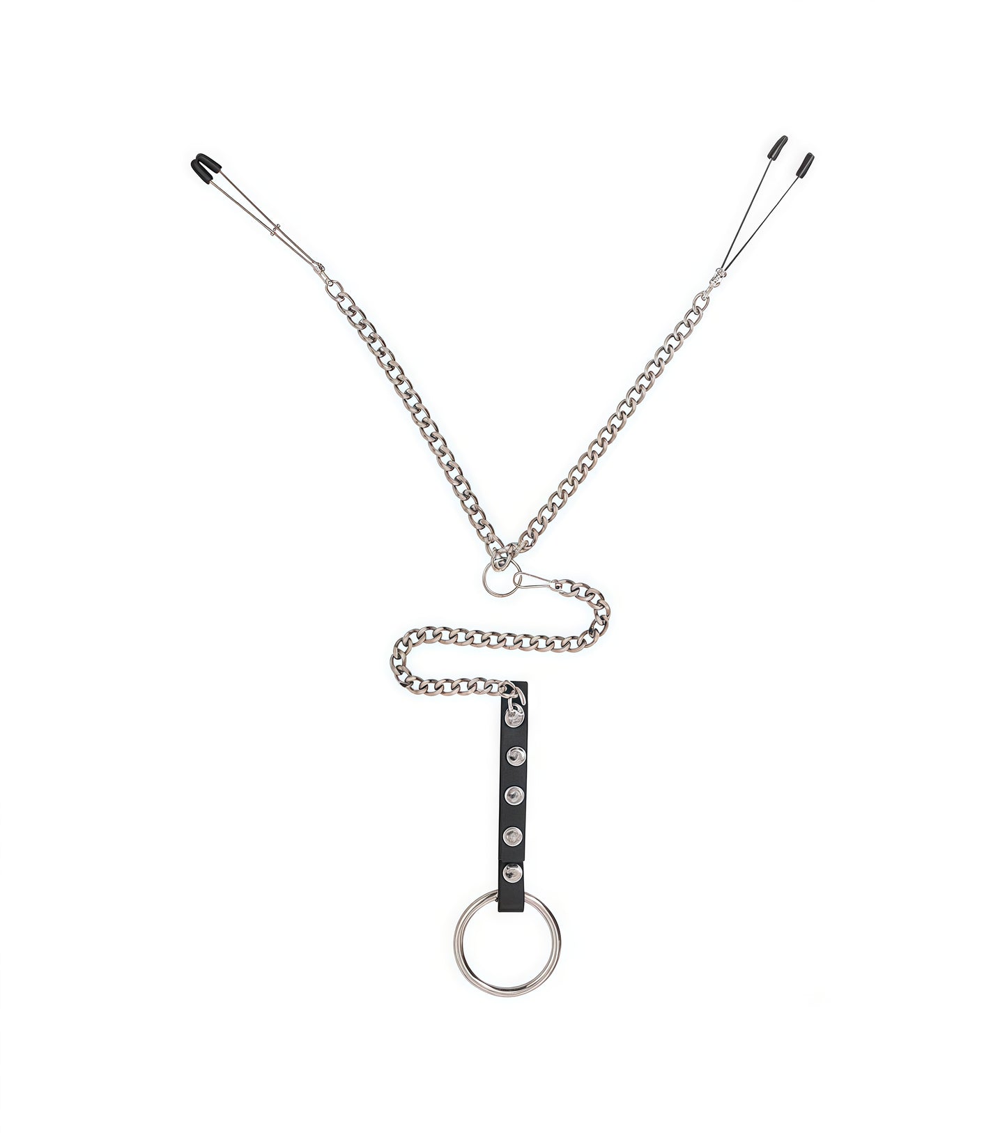 Tweezer Style Nipple Clamps with Cock Ring – Precision Sensation & Dual Stimulation