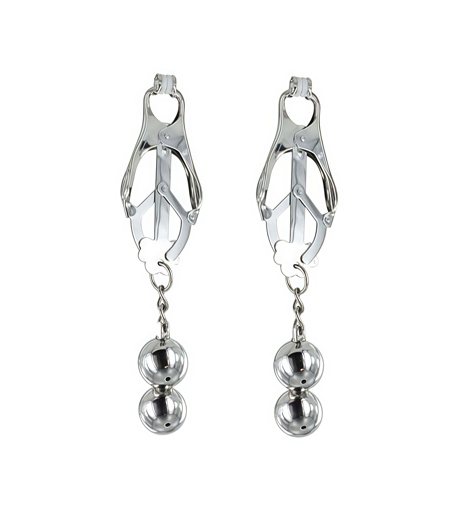 Glover Nipple Clamps with Beads – Elegant Torture, Precision-Controlled