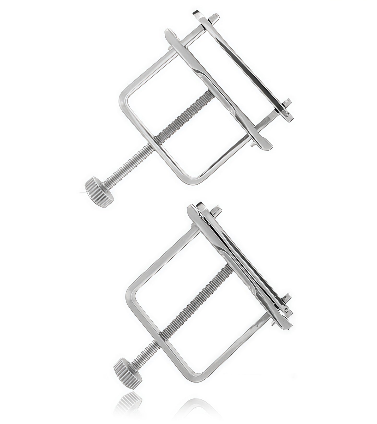 Press Style Nipple Clamps – Adjustable Steel Compression for Intense Nipple Domination