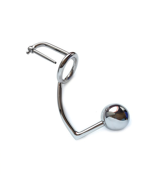 Cockring with Anal Ball and Penis Plug – Unified Control, Focused Sensation