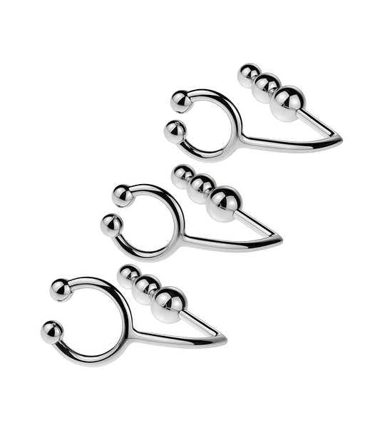 Cockring Horse Shoe with 3 Anal Balls – Triple Sensation & Structured Control