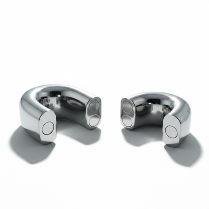Rounded Oval Magnetic Ball Stretching Weights –     AISI 304 SURGICAL STEEL Magnetic Closure - Perfectra Distribution
