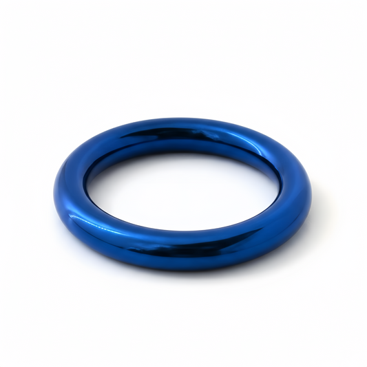 Blue Stainless Steel Suspension Ring – Anodized Steel Support Ring - Perfectra Distribution