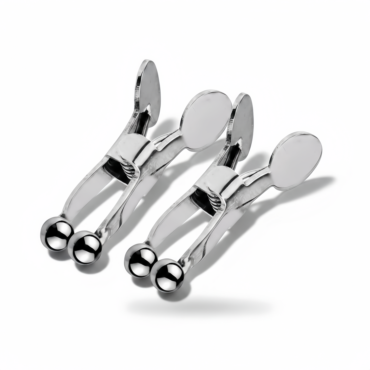 Stainless Steel Ball Nipple Pinchers – Adjustable Pressure Clamp Set