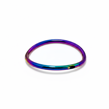 Titanium Collar Bended Colored – Color Plated Lightweight Titanium Neck Collar - Perfectra Distribution
