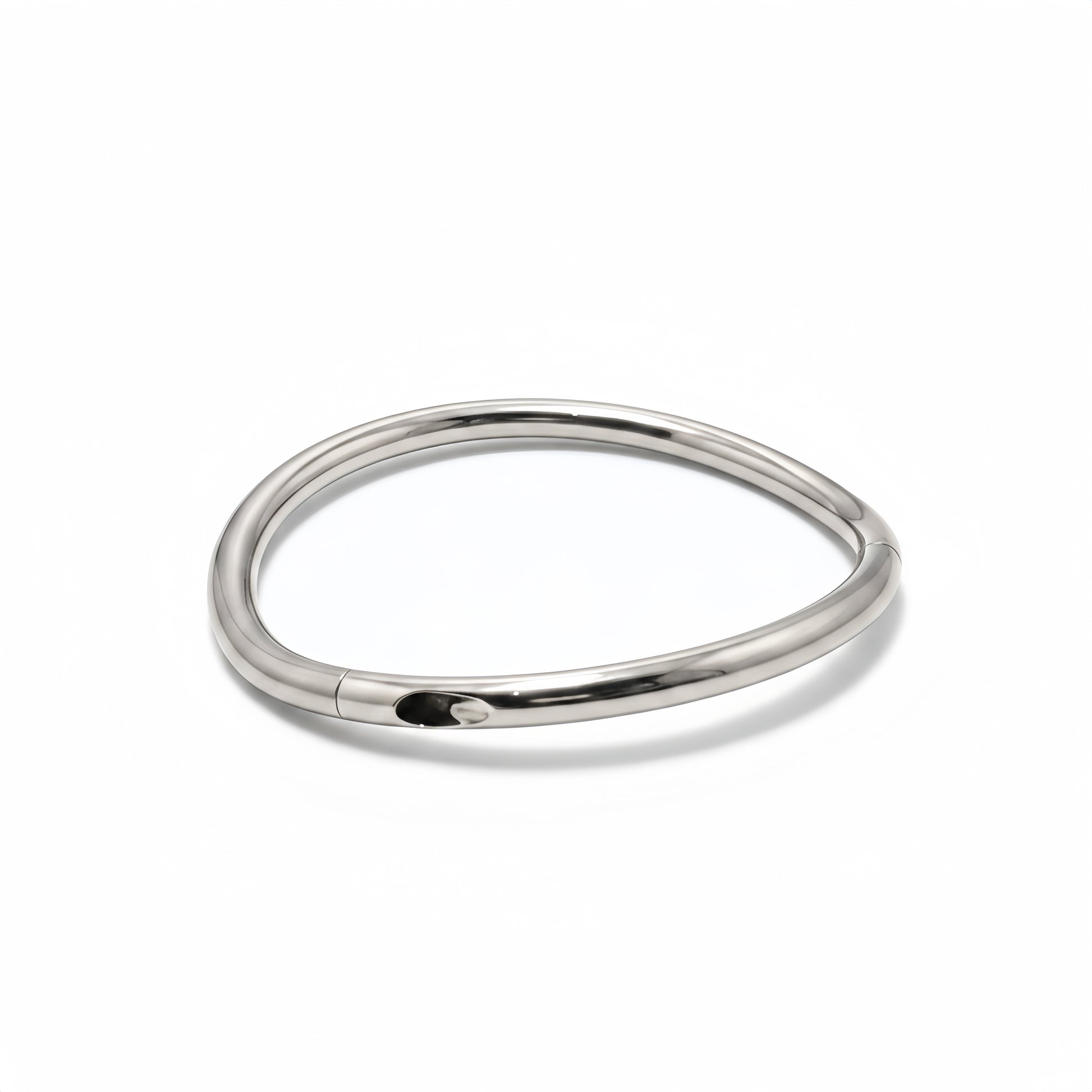 Titanium Bended Collar Polished – Mirror Finish Lightweight Titanium Neck Collar - Perfectra Distribution