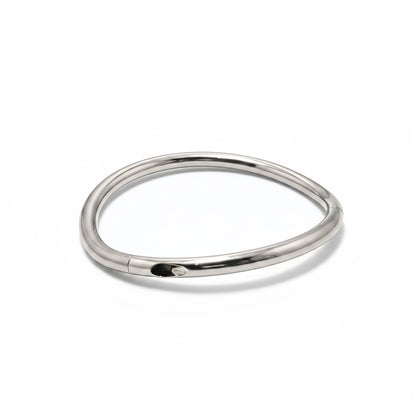Titanium Bended Collar Polished – Mirror Finish Lightweight Titanium Neck Collar - Perfectra Distribution