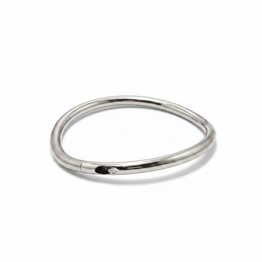 Titanium Bended Collar Polished – Mirror Finish Lightweight Titanium Neck Collar - Perfectra Distribution