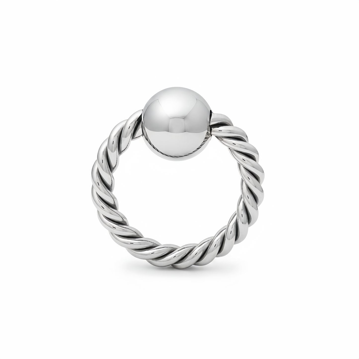 Twisted Wire Glan Ring – Stainless Steel Twisted Design Ring