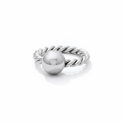 Twisted Wire Glan Ring – Stainless Steel Twisted Design Ring