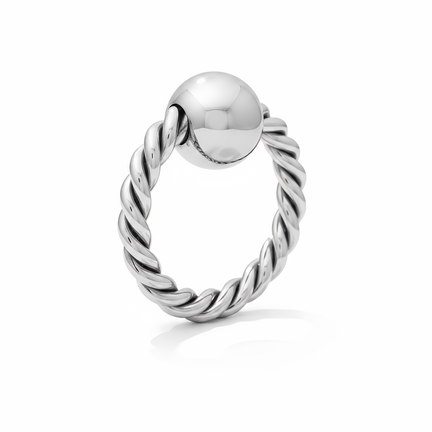 Twisted Wire Glan Ring – Stainless Steel Twisted Design Ring